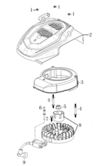 Picture of Avviamento G 44 TK COMFORT (K450) Rasaerba