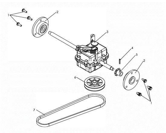 Picture of TRANSMISSION DEM 487 Sfalciatutto