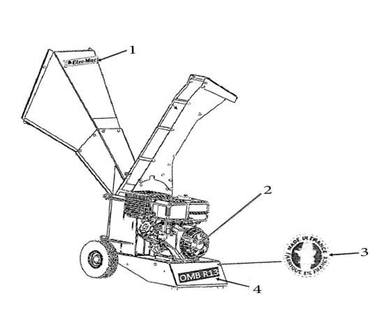 Picture of Autocollant OMB R13 Biotrituratore