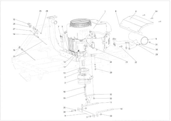 Picture of Motore CHEYENNE 26 (KAWASAKI) Cat. 2022 Trattorino