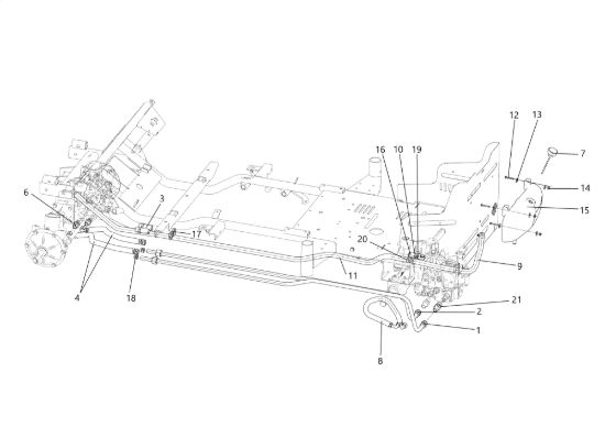 Picture of Circuito idraulico APACHE 92 4x4 EVO Cat.2022 Trattorino
