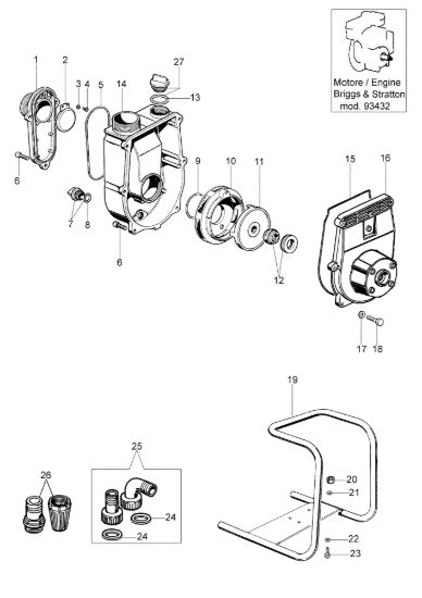 Picture of Esploso FS 45 TL (B&S) Motopompa