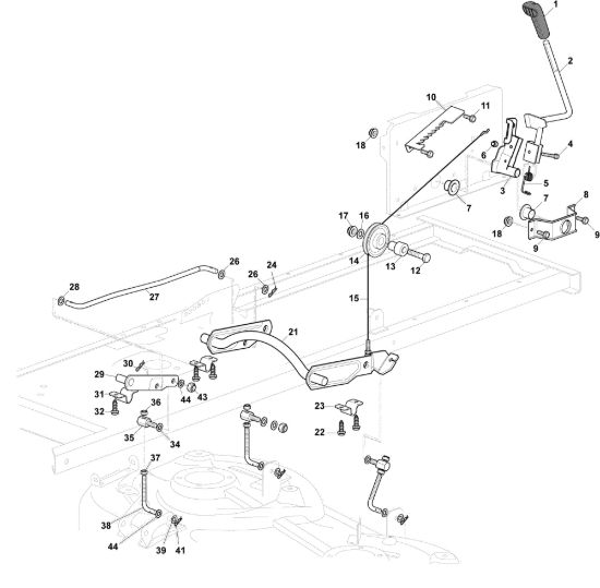 Picture of Sollevamento piatto di taglio GLX 14-84H Trattorino
