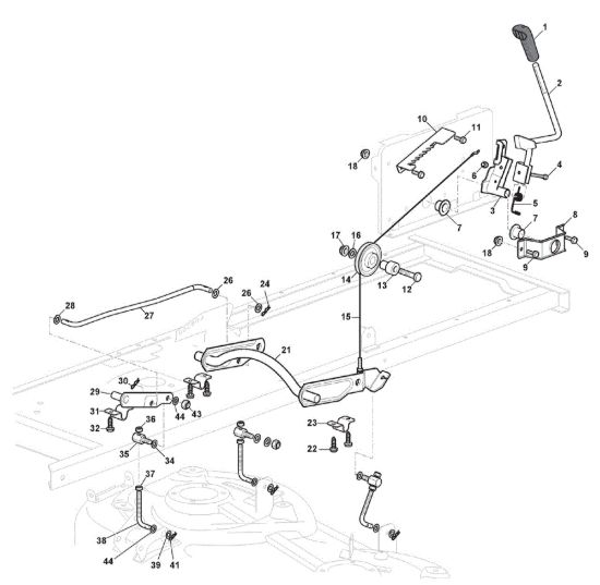 Picture of Sollevamento piatto di taglio GLX 14-84G Trattorino