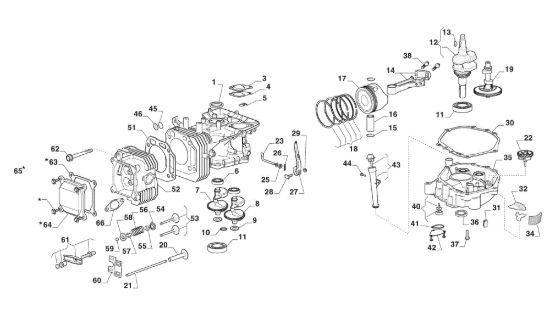 Picture of Gruppo motore GLX 14-98HS Trattorino