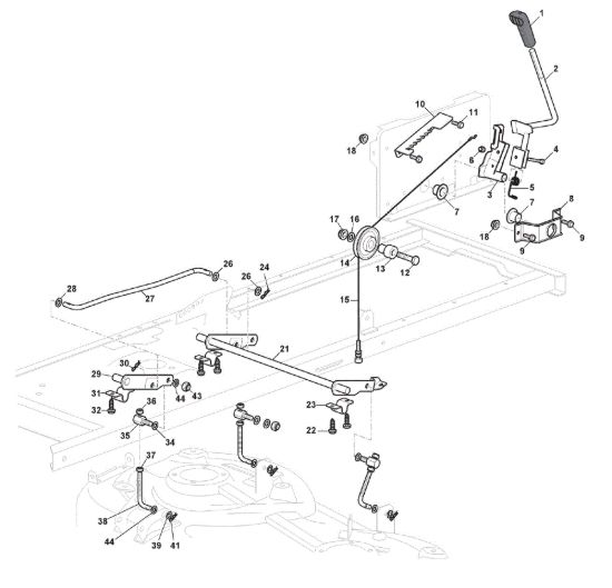 Picture of Sollevamento piatto di taglio GLX 14-98HS Trattorino