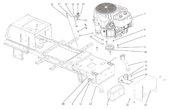 Picture of Motore OM 106/24 KH (K2400AVD V-Twin) 4X4 Cat. 2023 Trattorino