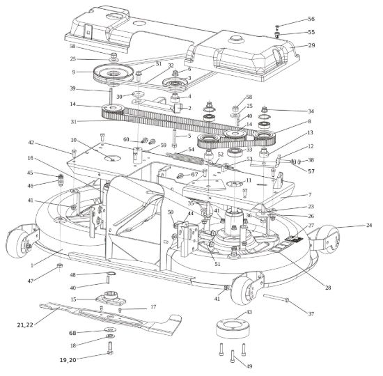 Picture of Piatto di taglio (1/2) OM 124/22 HP Cat. 2023 Trattorino