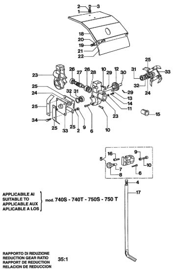 Picture of Esploso completo CULTIVATOR Accessorio coltivatore