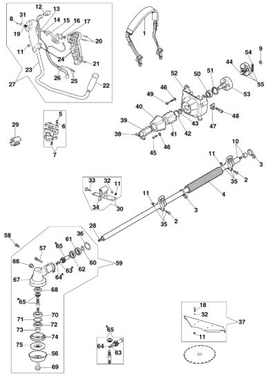 Picture of Trasmissione TP 74 Tea pruner