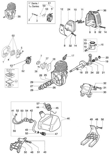 Picture of Motore SPARTA 25 TR Decespugliatore