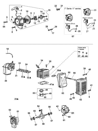 Picture of Avviamento e motore AM 190 Atomizzatore