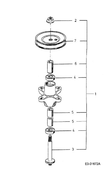Picture of Albero lama POLO 107 H Trattorino