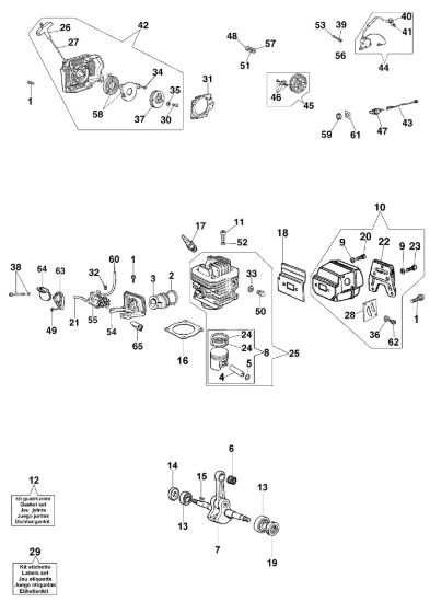 Picture of Motore 985 HD Motosega