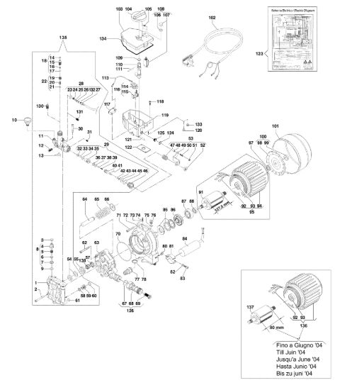 Picture of Motore PW 170 C Idropulitrice