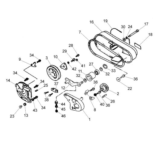 Picture of Puleggia MH 210R (EN709) Motozappa
