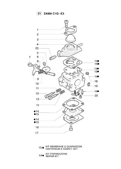 Picture of Carburatore C1Q-E3 750 S Decespugliatore