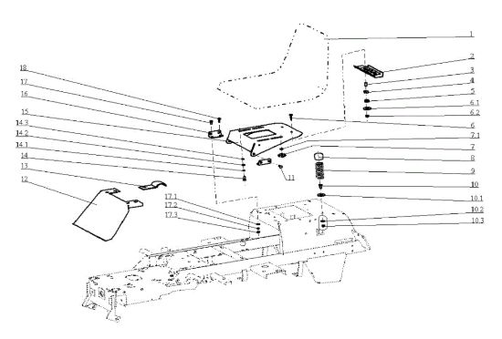 Picture of Cofano (1/2) OM 104J/18H Cat.2005 Trattorino
