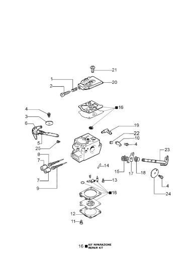 Picture of Carburatore WT-781A 937 Motosega