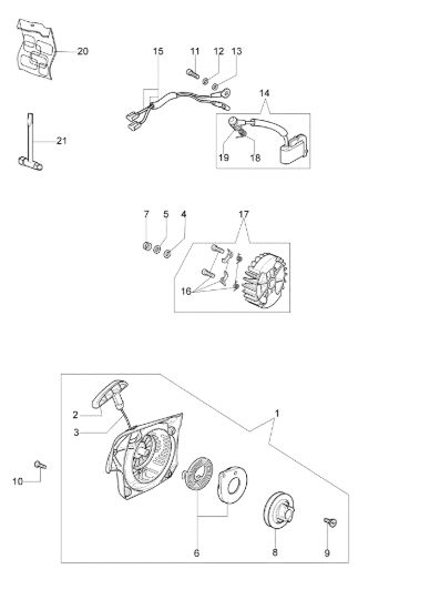 Picture of Avviamento completo 941 C Motosega