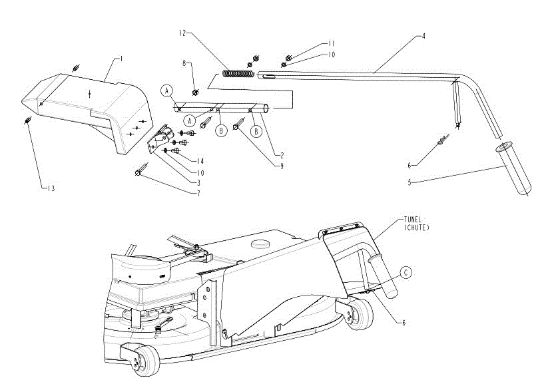Picture of Kit mulching (Solo per il mercato francese) OM 104J/15,5H Cat.2006-2007 Trattorino