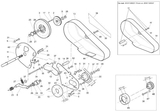 Picture of Trasmissione MH 250 R (EN709) Motozappa