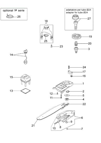 Picture of Esploso completo EP 100 Accessorio pruner