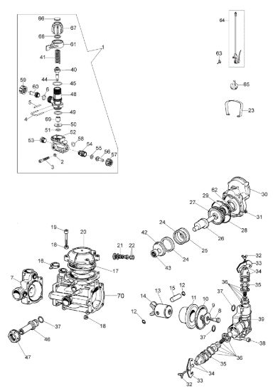 Picture of Pompa a pressione SC 180 E Carriola