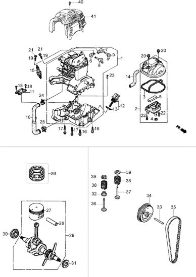 Picture of Motore BC 260 4S Decespugliatore