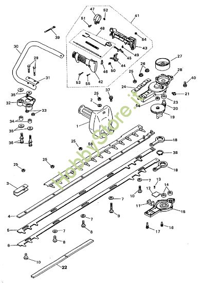 Picture of Gruppo lame HT 22 S Tagliasiepi