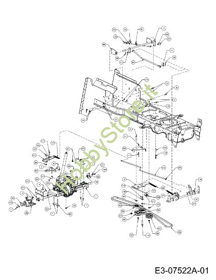 Picture of Trasmissione e telaio KROSSER 92/16 H Cat. 2012 Trattorino