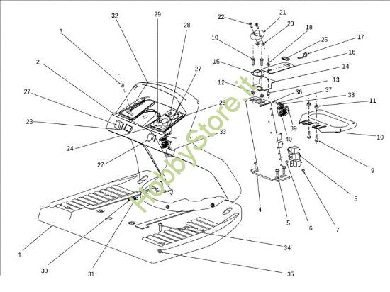 Picture of Cruscotto OM 106J/15,5H Cat.2012 Trattorino