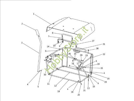 Picture of Sacco raccoglierba OM 106J/15,5H Cat.2012 Trattorino