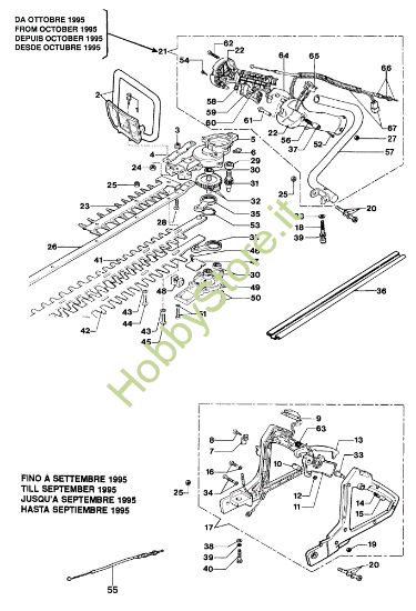 Picture of Gruppo lame TS 33 Tagliasiepi