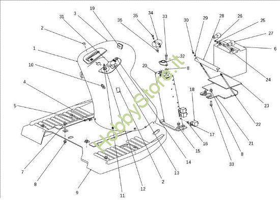 Picture of Cruscotto OM 124J/22 H Cat.2012 Trattorino