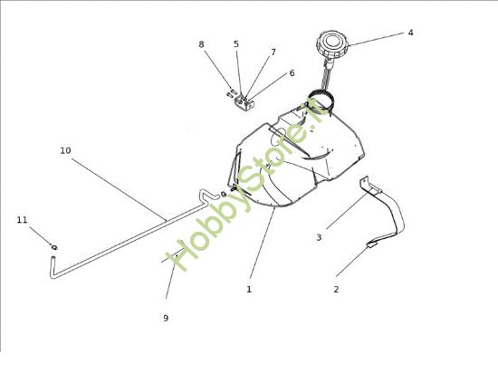 Picture of Serbatoio OM 124J/22 H Cat.2012 Trattorino