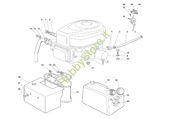 Picture of Motore OM 102C/18,5H Cat.2012 Trattorino