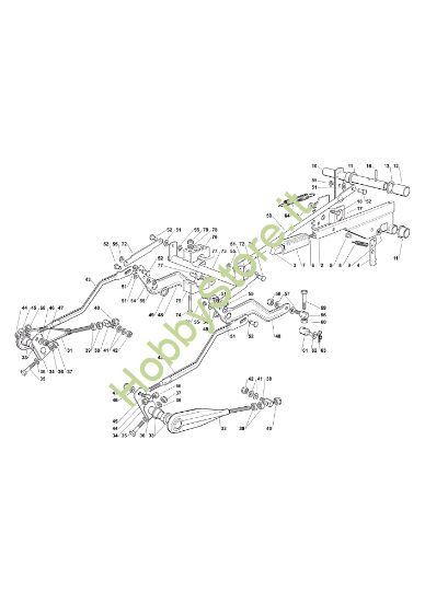Picture of Sollevamento piatto di taglio OM 102C/18,5H Cat.2012 Trattorino