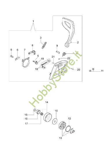Picture of Frizione e freno GS 440 (Euro 2) Motosega