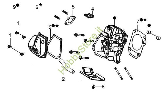 Picture of Testa cilindro ARTIK 62 ELD Turboneve