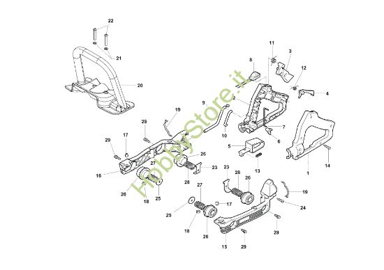 Picture of Impugnatura HC 280 XP Tagliasiepi