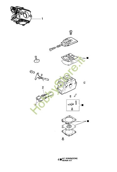 Picture of Carburatore WT-1053 BC 430 S Decespugliatore