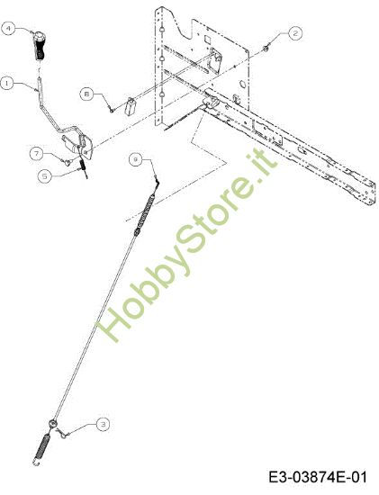 Picture of Leva innesto lame KROSSER 80/12,5 T Cat.2013 Trattorino