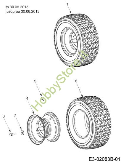 Picture of Ruote posteriori KROSSER 80/12,5 T Cat.2013 Trattorino