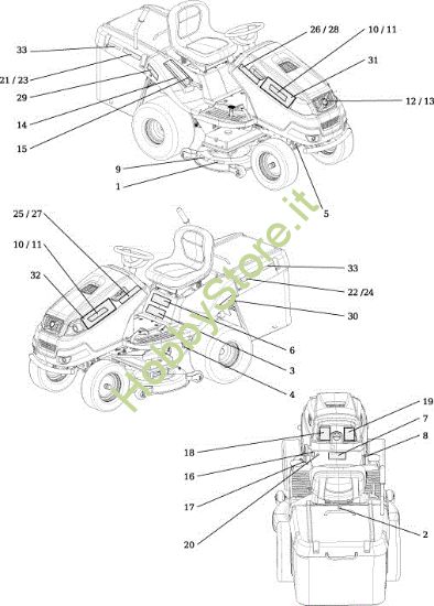 Picture of Etichette OM 106S/15,5H Cat.2013 Trattorino