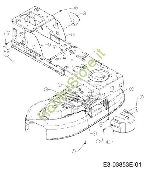 Picture of Protezione cinghie TORNADO 108/18,5 H Cat.2013 Trattorino