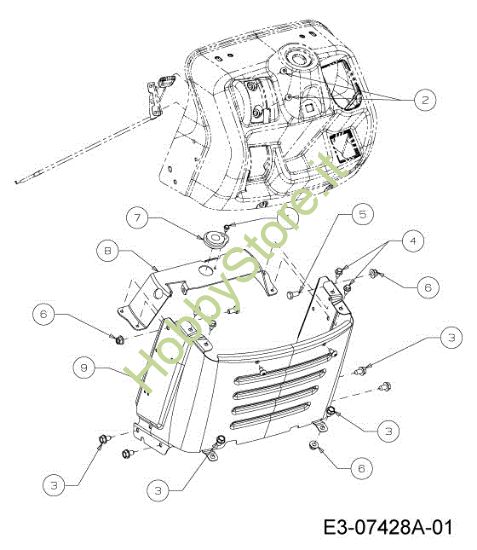 Picture of Cruscotto (2/2) TORNADO 95/11,5 T Cat.2013 Trattorino