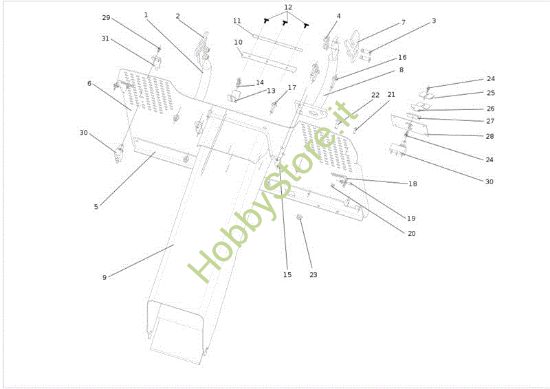 Picture of Raccoglierba OM 106S/17,5H Cat.2013 Trattorino