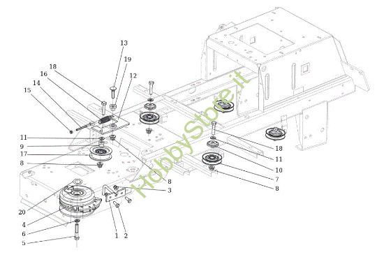 Picture of Puleggia frizione OM 106S/24H 4X4 Cat.2013 Trattorino