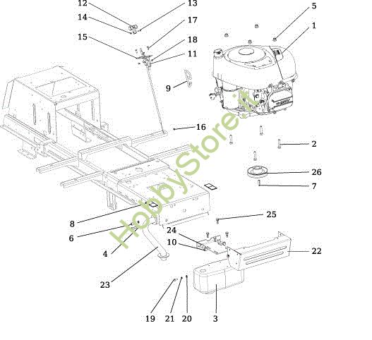 Picture of Motore OM 92S/13H Cat.2013 Trattorino